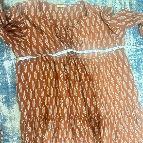 MATTA YAMINI IKAT DRESS - RUST LOZENGES
Size L - Picture 11 of 11
